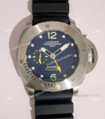AAA Copy Panerai Luminor Submersible GMT PAM 719 Black Rubber Watch
